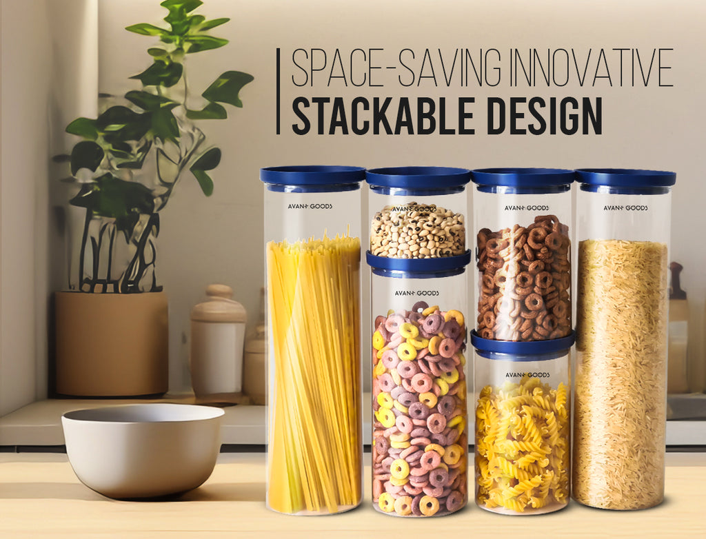 Stackable Glass Food Storage Container